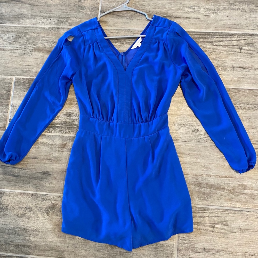 Blue Charming Charlie romper
